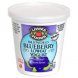 blended lowfat yogurt, blueberry