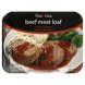 beef meat loaf with catsup