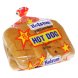 enriched hot dog rolls