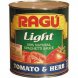 Ragu light spaghetti sauce Calories