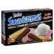 Marinela wafers cream filled, vanilla, strawberry & chocolate Calories