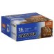 whey protein bar lower sugar, chocolate chip caramel