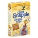 Diet Snapple iced tea with lemon Calories