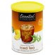 iced tea mix sugar sweetened, natural lemon flavor