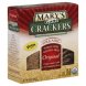 crackers organic, original