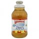 fruit juice beverage light, organic apple