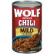 chili mild, no beans