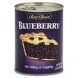 pie filling or topping blueberry