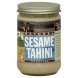 organic sesame tahini unsalted