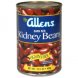 kidney beans dark red