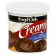 frosting creamy, milk chocolate