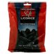 licorice soft, black