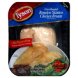 chicken breasts boneless skinless, with rib meat, oven roasted