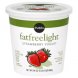 yogurt fat free, light, strawberry