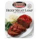 meat loaf beef, with tomato sauce