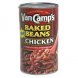 Van Camps baked beans with chicken Calories