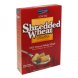 Americas Choice shredded wheat bite size Calories