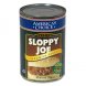 Americas Choice sloppy joe sandwich sauce Calories