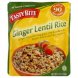 rice ginger lentil