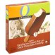 ice cream bar vanilla with dark chocolate coating