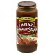 Heinz home style savory brown gravy canned Calories