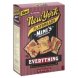 New York Flatbreads mini 's snack crackers flatbreads, everything Calories