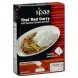 Spaa Natural Foods thai red curry with bamboo shoots and rice Calories