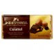 dark chocolate premium, with caramel filling