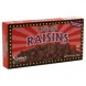 chocolate raisins