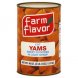 yams cut