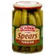 Cains Pickles kosher dill polish, spears Calories