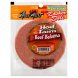 beef bologna sliced