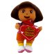 valentine plush dora the explorer, filled with yogurt covered raisins