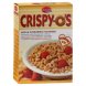 crispy-o's apple cinnamon-flavored