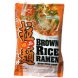 brown rice ramen with miso soup