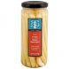 white asparagus pickled, crispy