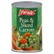 peas & sliced carrots