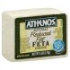 cheese natural feta, reduced fat