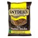Snyders of Hanover tiny butter sticks pretzels Calories