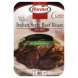 beef roast , italian style au jus