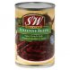 S&W julienne beets vegetables Calories