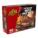 beef patties, 1/4 pound