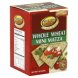 matza whole wheat, mini