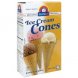 ice cream cones