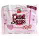 Creme Savers heart shaped hard candy strawberries & creme Calories