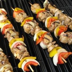 Chicken and Bacon Shish Kabobs