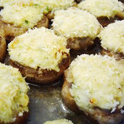 Savory Crab Stuffed Mushrooms