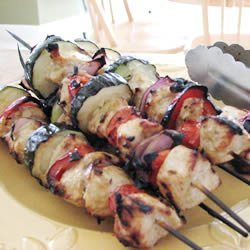 Chicken Kabobs Mexicana