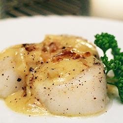 Scallops with White Wine Sauce I