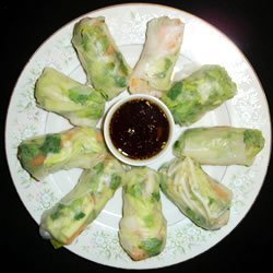 Fresh Spring Rolls With Thai Dipping Sauce